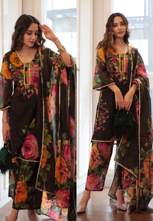 Multicolor Gorgeous Printed Salwar Suit