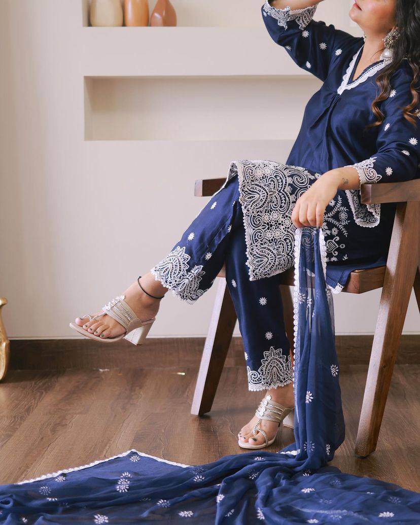 Cotton Embroidery Pakistani Suit